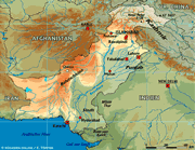 Pakistan Landkarte